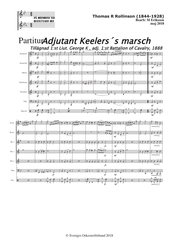 Adjutant Keeler´s marsch