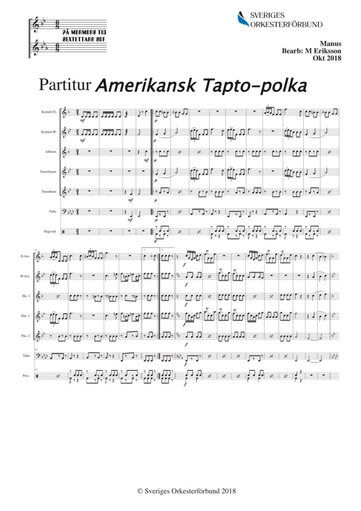 Amerikansk Tapto - polka