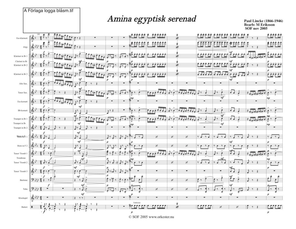 Amina, Egyptisk serenad