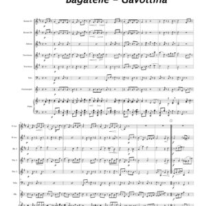 Bagatelle . Gavottina