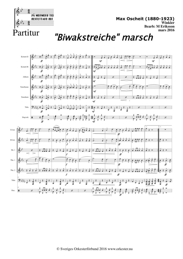 Biwakstreiche marsch