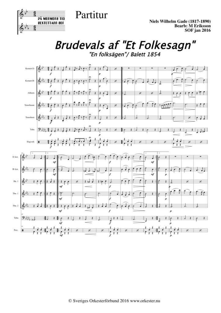 Brudevals af "Et Folkesagn"