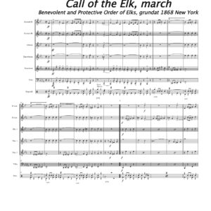 Call of the Elk, march