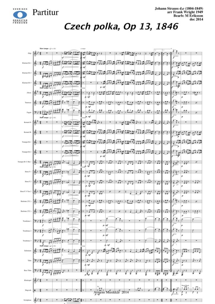 Czech polka, Op 13, 1846