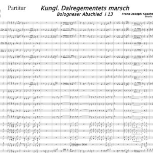 Kungl Dalreg, / Bolonger Abscheid