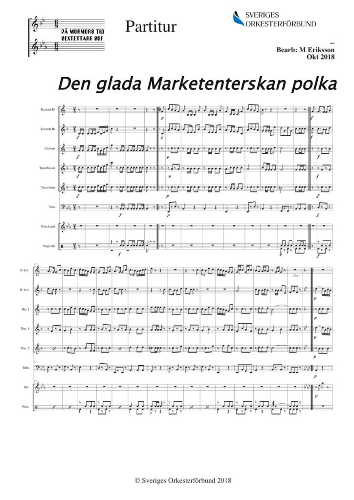 Den glada Markententerskan, polka