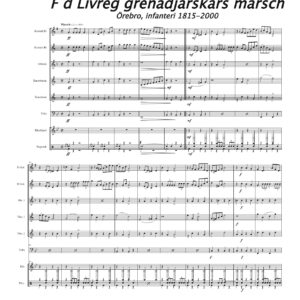 Livreg. Grenadjärkskårs marsch (I3 Örebro)