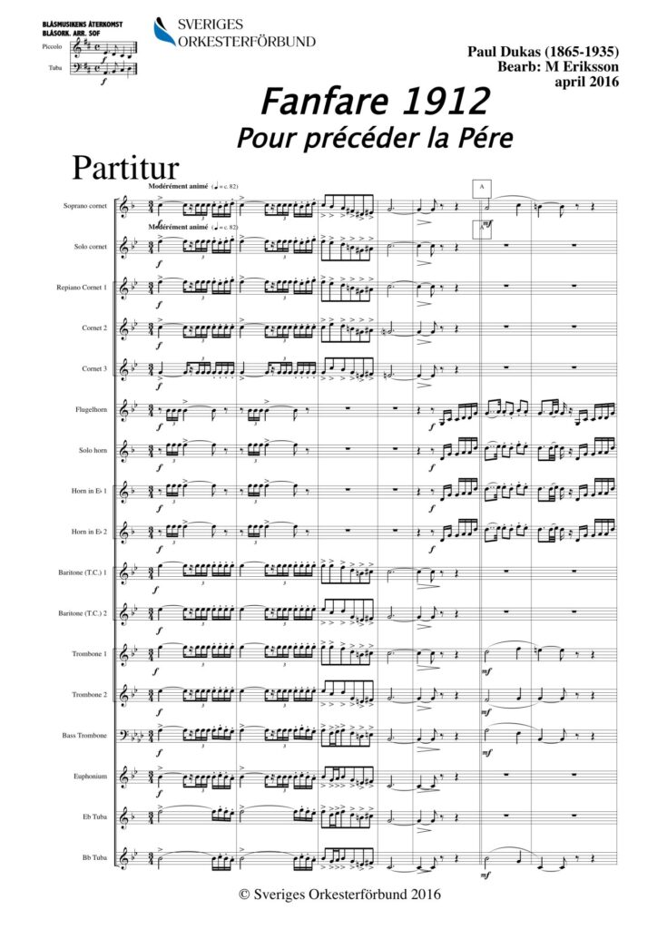 Fanfare 1912