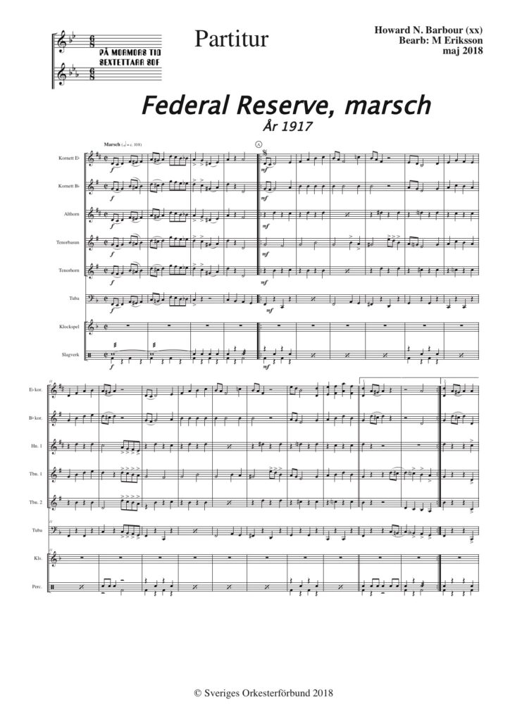 Federal Reserve, marsch