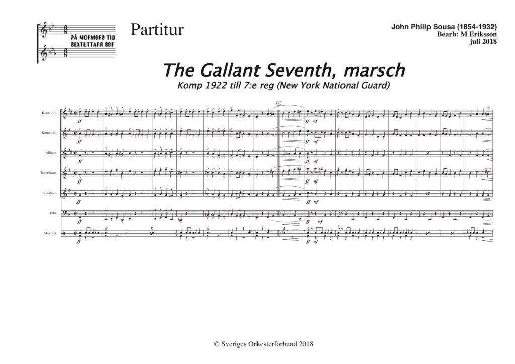 Gallant Seven, The, marsch