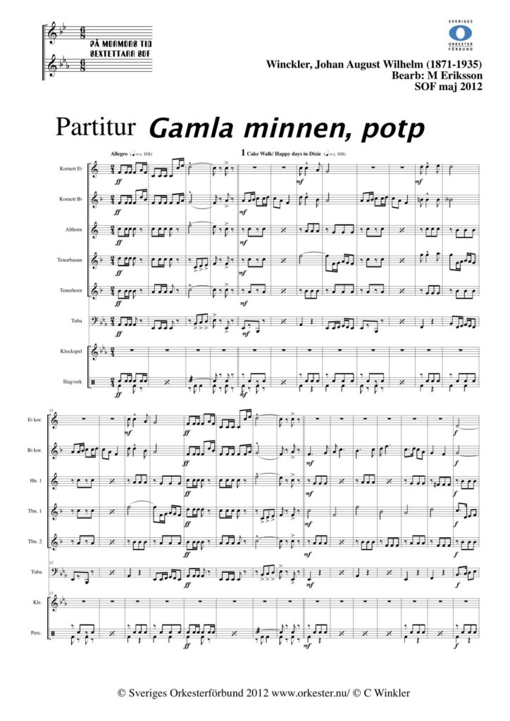 Gamla Minnen, potp
