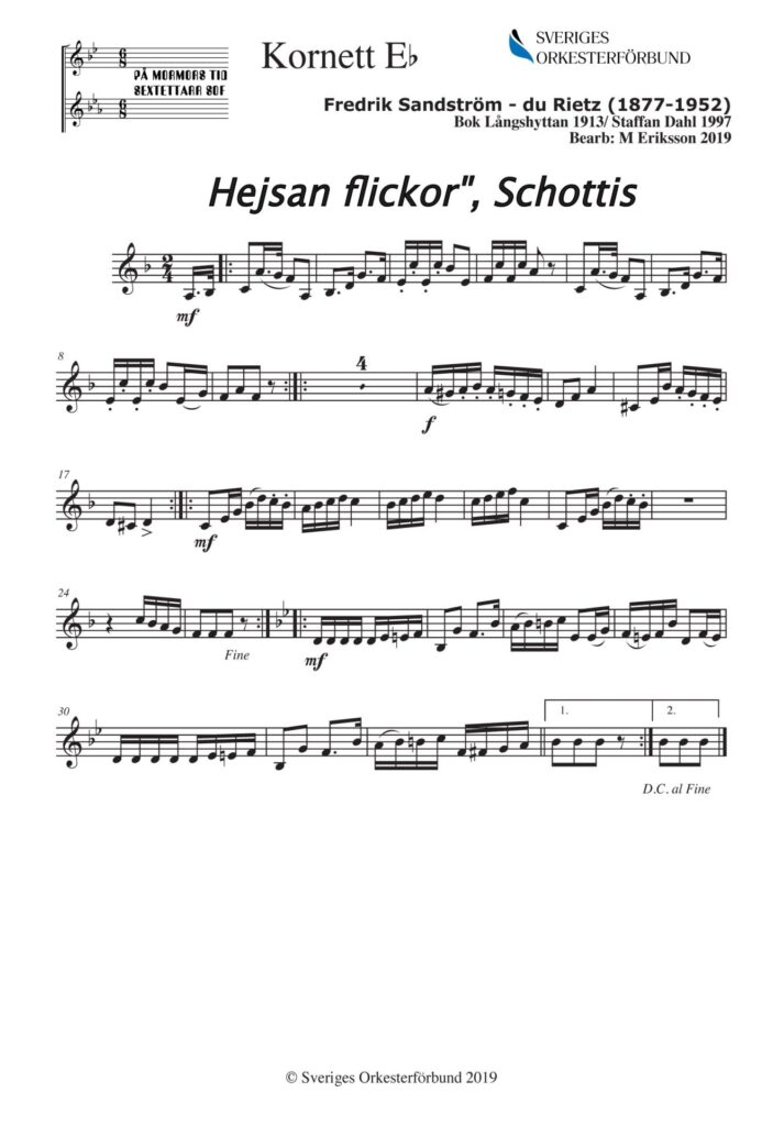 Hejsan Flickor, schottis