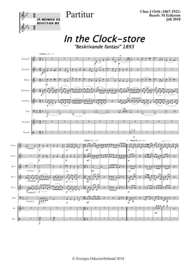 In the Clock-store, beskrivande fantasi
