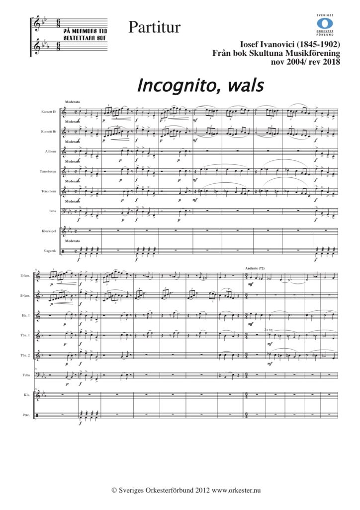 Incognito, wals