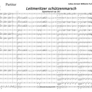 Leitmeritzer schützenmarsch, Op 261