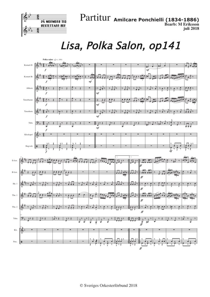 Lisa, Polka Salon, op 141
