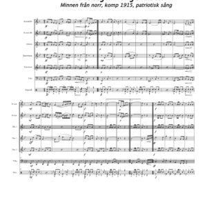 Muistoja Pohjolasta, Minnen från norr,