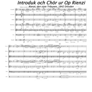 Introduktion och Chör, ur Op Rienzy