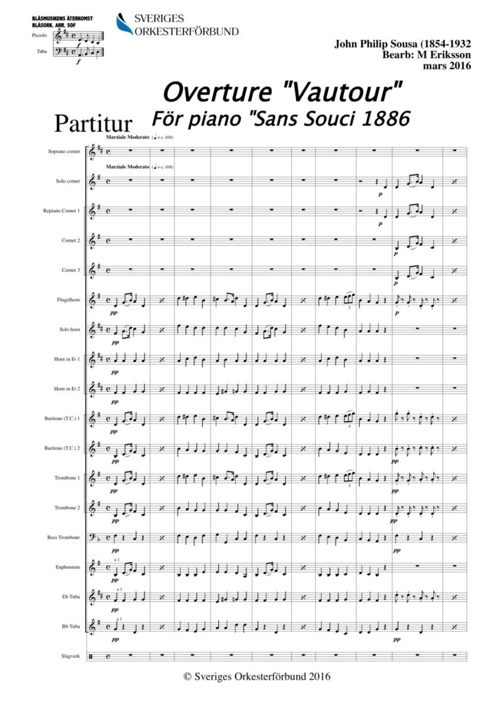 Overture "Vautour" 1886