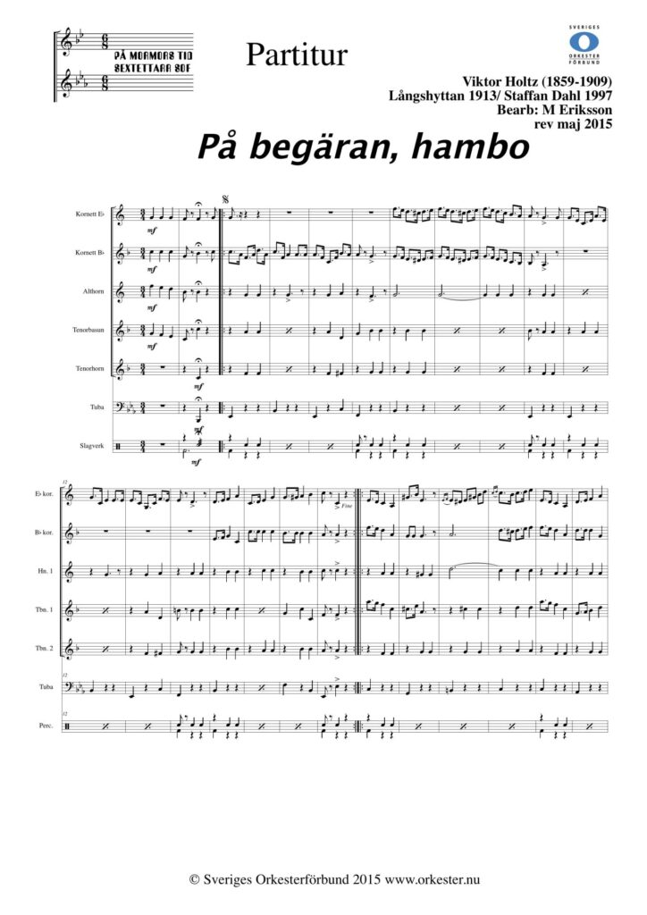 På Begäran, hambo