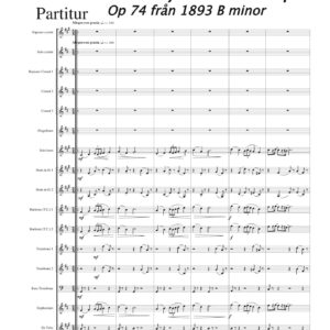 2.a sats ur Symphony Patetique, Op 74