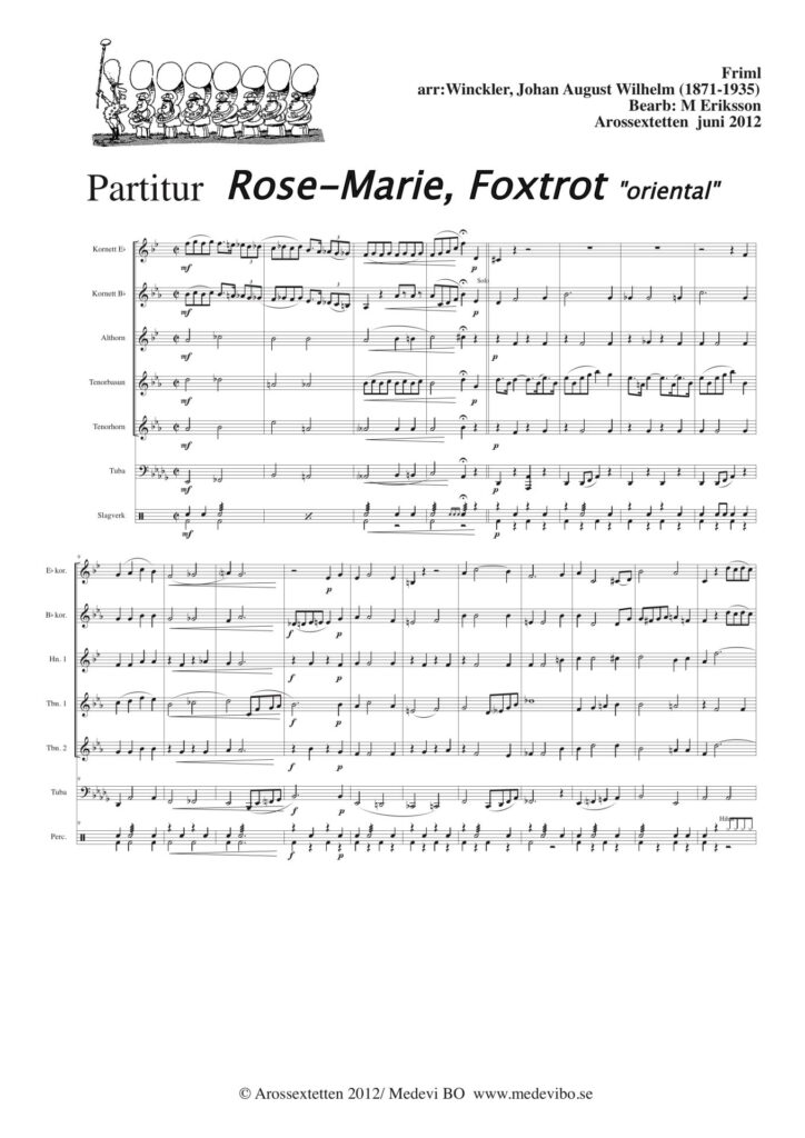 Rose-Marie, foxtrot