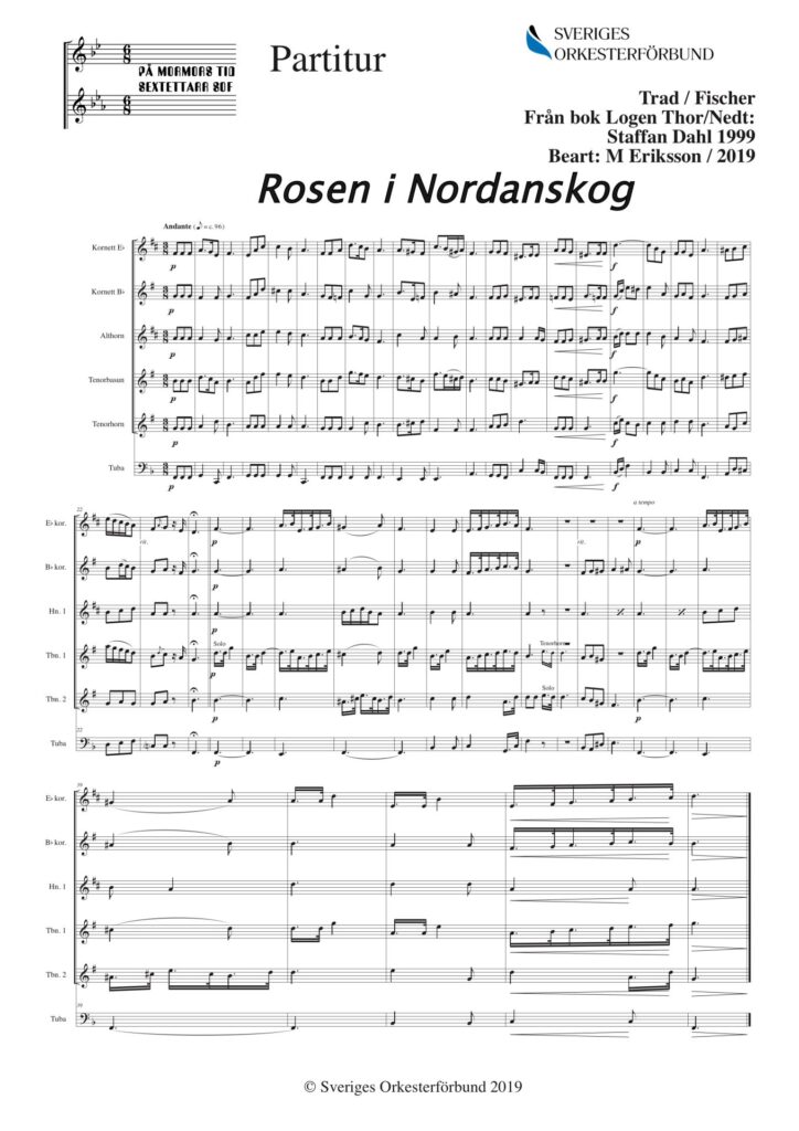 Rosen i Nordanskog, andante