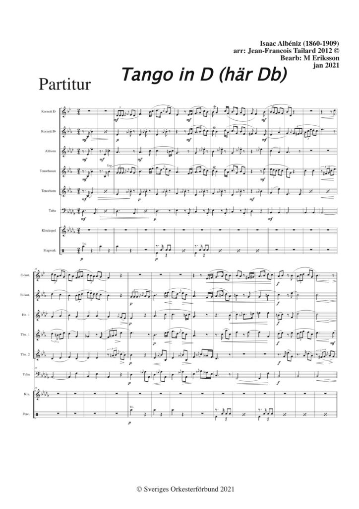 Tango in D (Db)