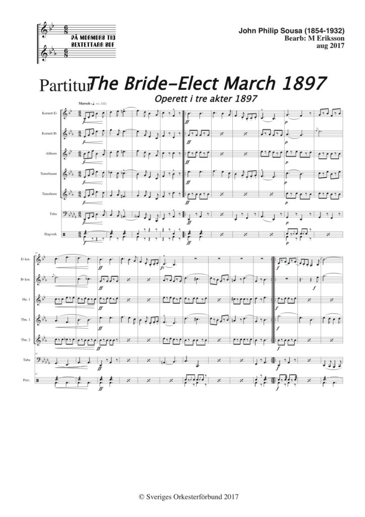 The Bride-Elect March, 1897