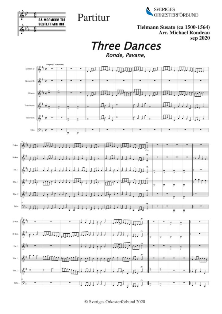 Tre danser
