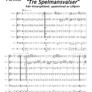 Tre spelmansvalser - uppt Albert Löfgren
