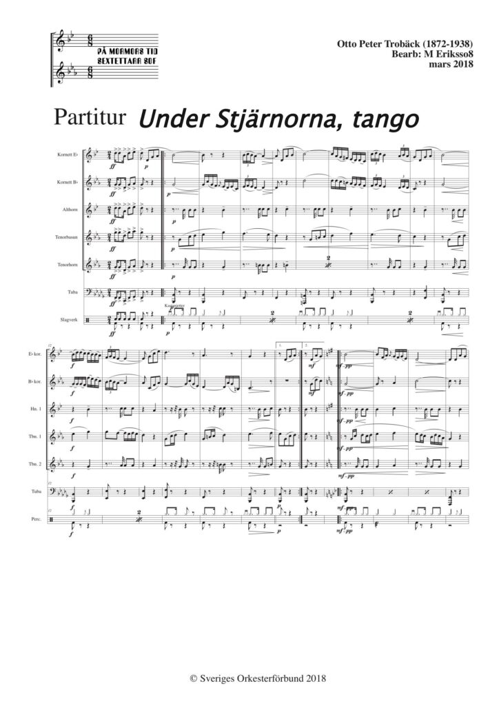 Under Stjärnorna, tango