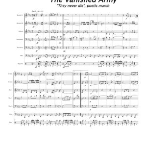 The Vanished Army, marsch