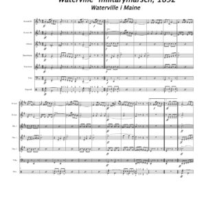 "Waterville" militarymarsch, 1892