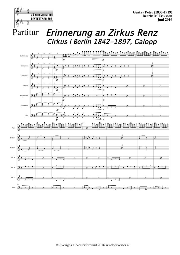 Erinnerung an Zirkus Renz