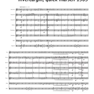 Invercargill, quick marsch 1908