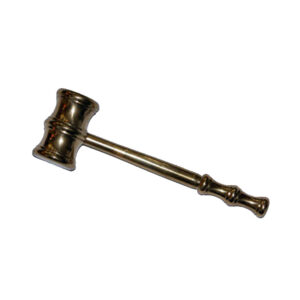 Ordförandeklubba i mässing