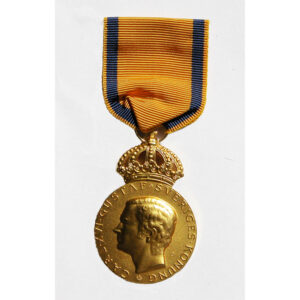 Kunglig medalj guld + diplom