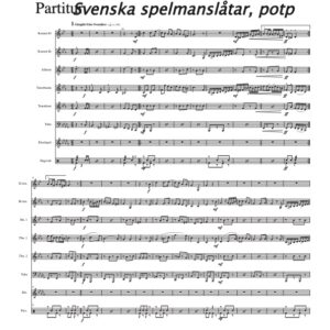 Svenska spelmanslåtar, potp