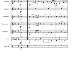 Thema med variationer, Eb-kornett