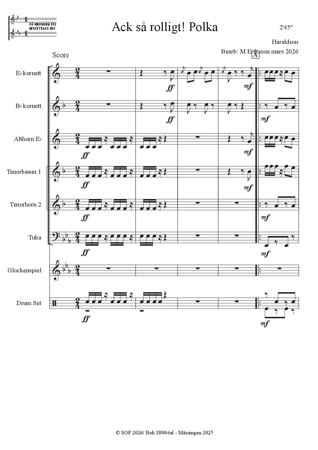 Ack så roligt! Polka